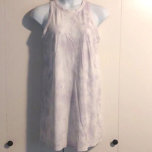 Lavender tie-dye sundress tankdress summer dress Size Large nwot